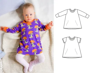 A line dress pattern