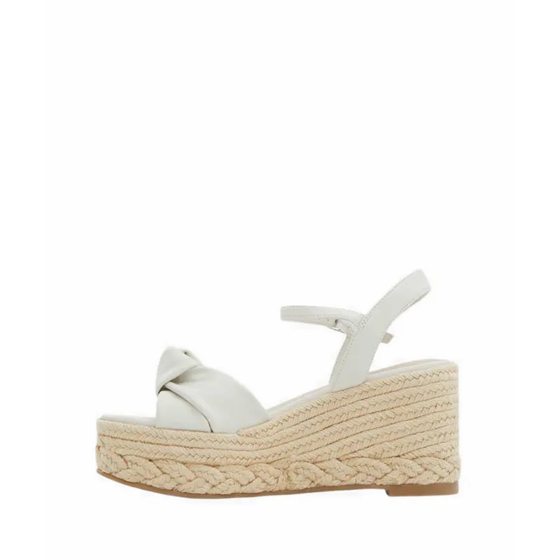 ALDO ANNAMARIE WEDGE SANDALS - WHITE