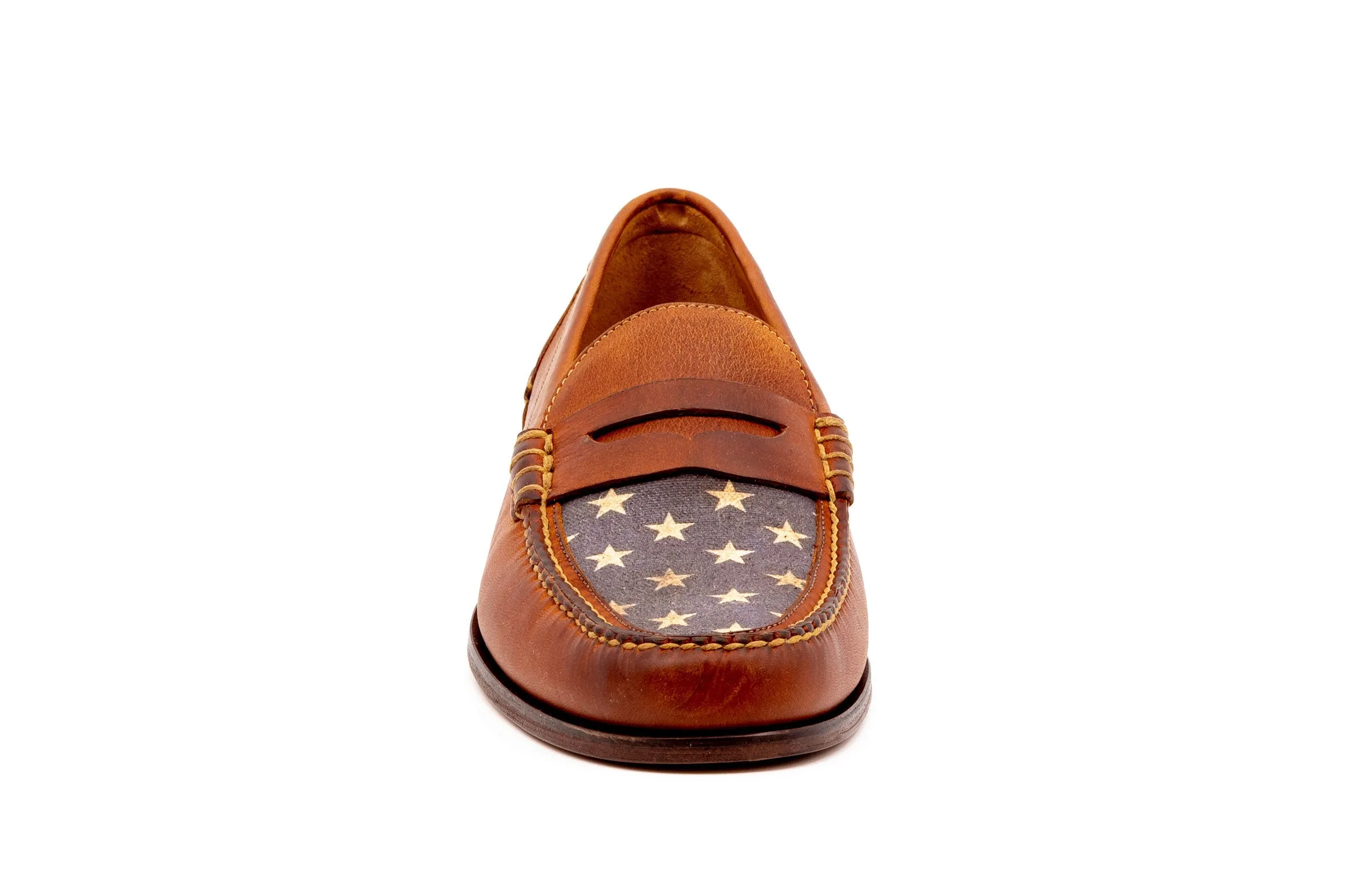 All American Oiled Saddle Leather Penny Loafers