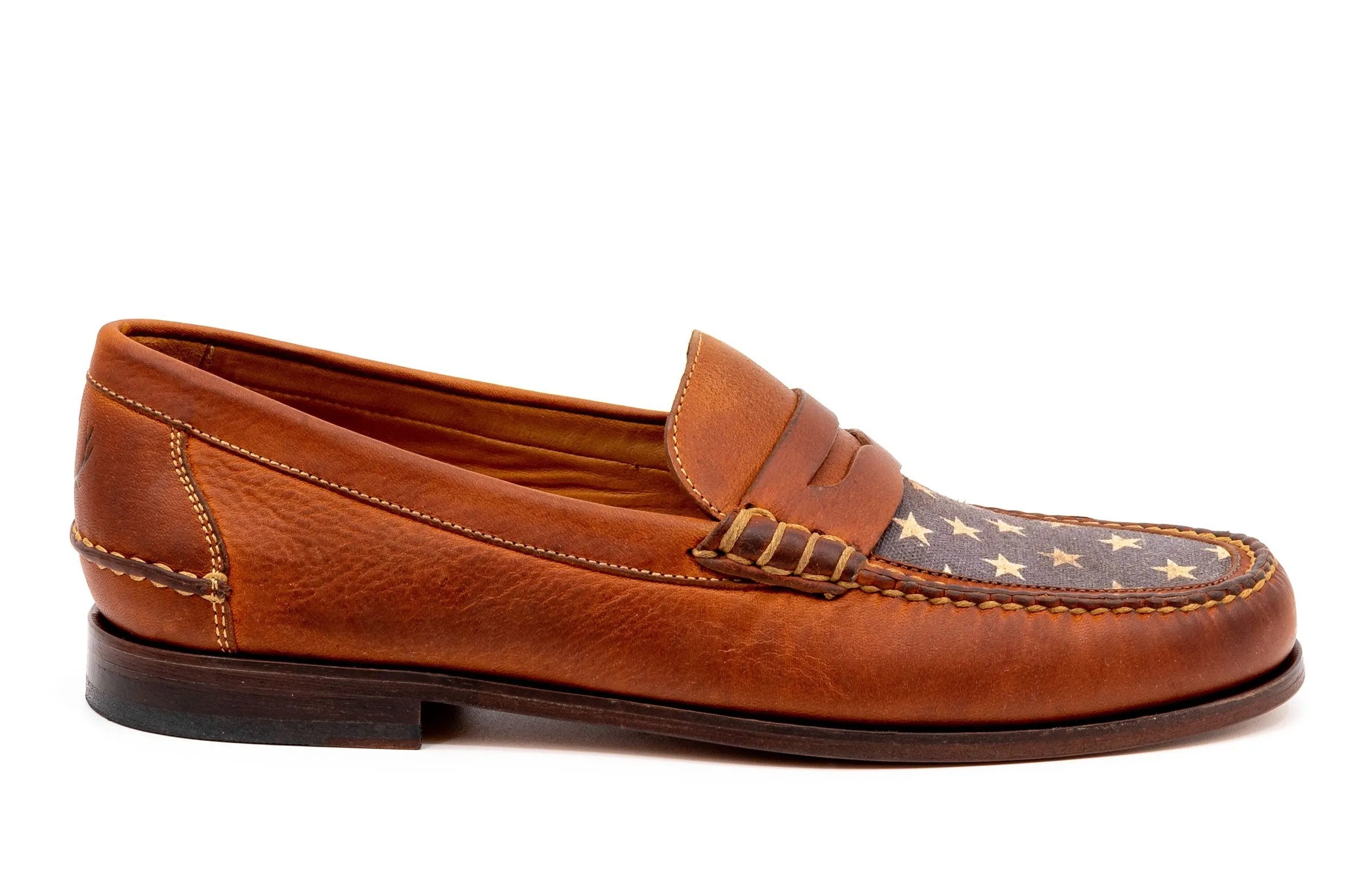 All American Oiled Saddle Leather Penny Loafers