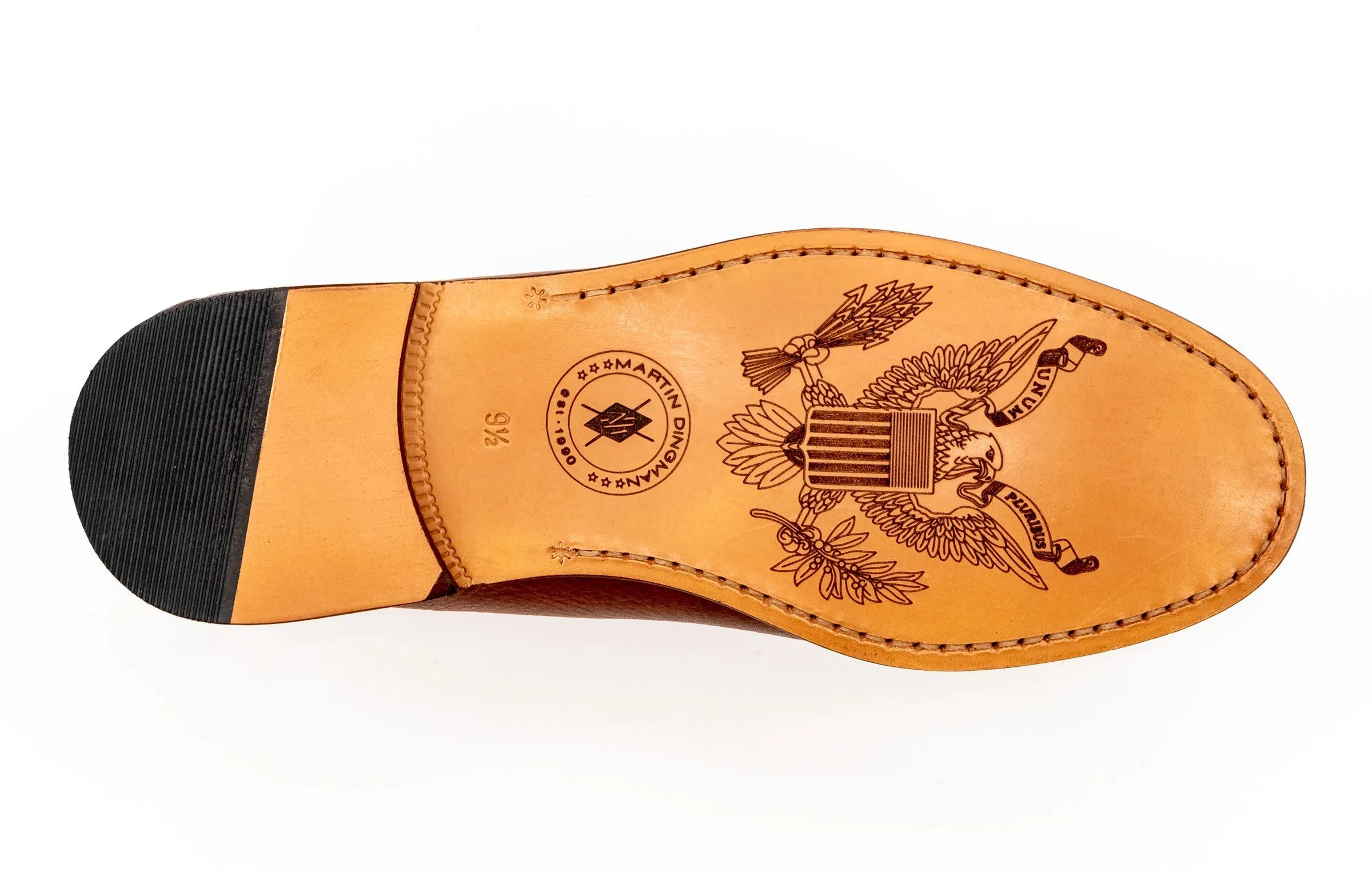 All American Oiled Saddle Leather Penny Loafers