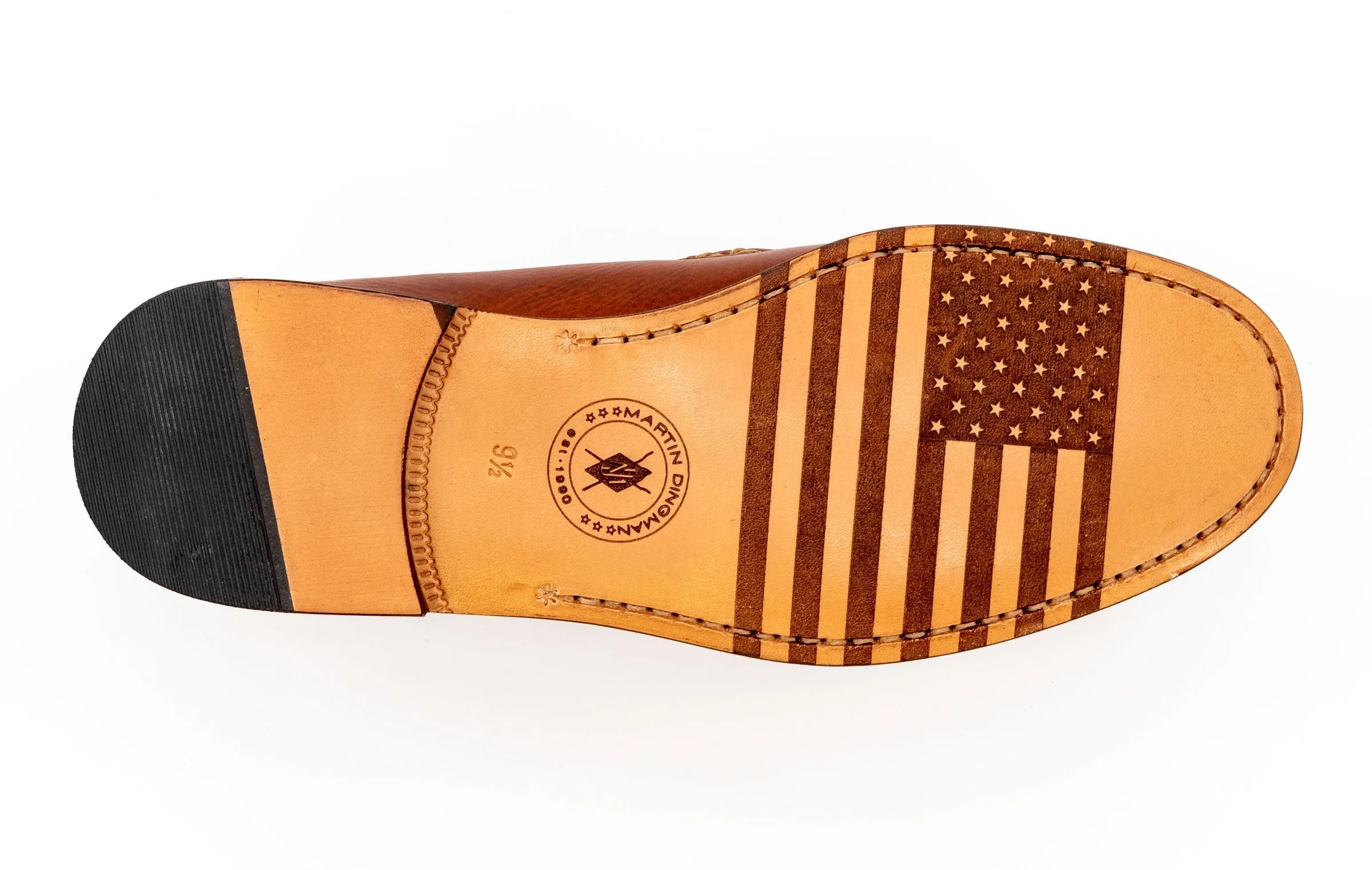 All American Oiled Saddle Leather Penny Loafers