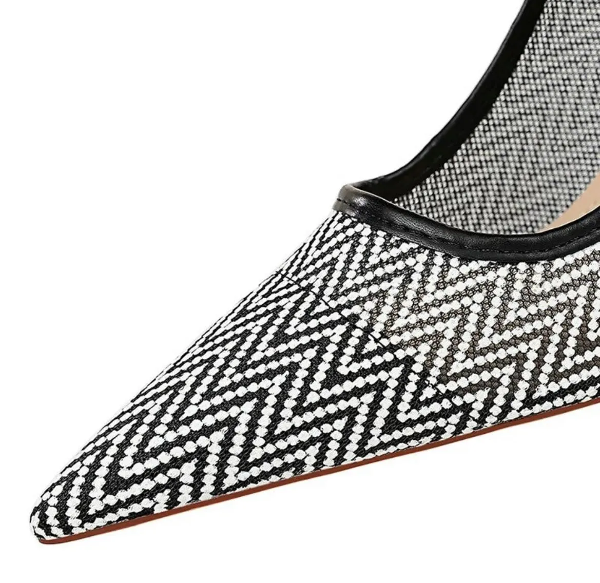 Amanda Chevron Pointed Heels