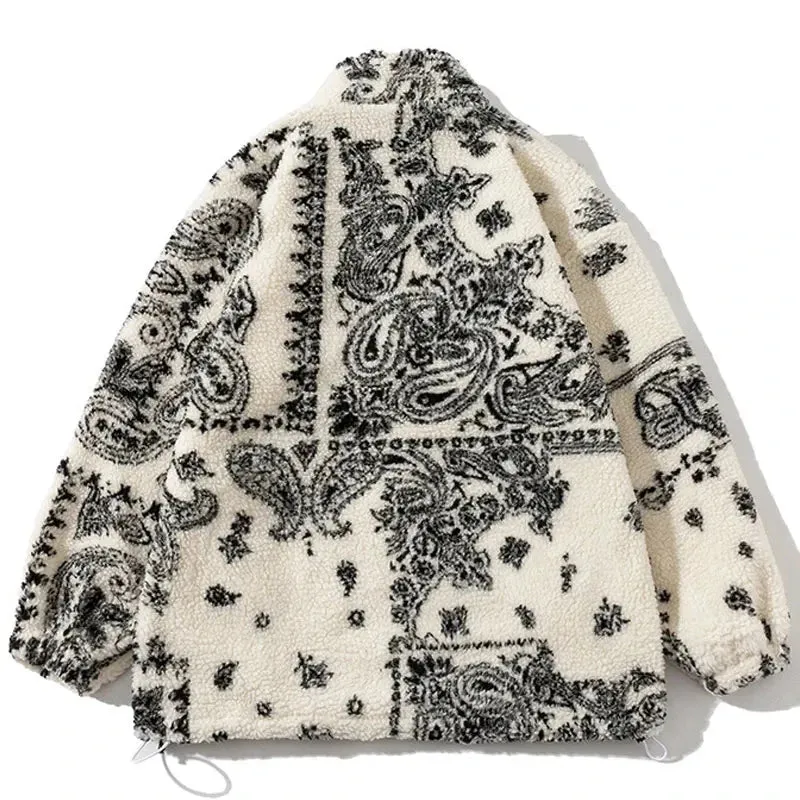 Bandana Vibe Fuzzy Jacket