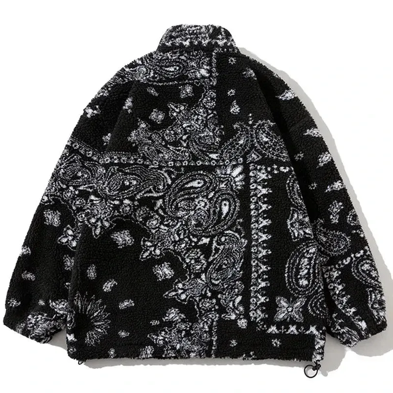 Bandana Vibe Fuzzy Jacket
