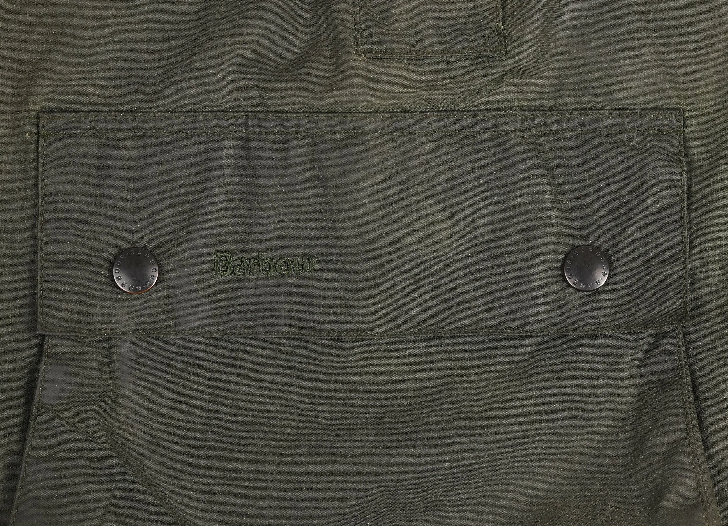 Barbour Border Wax Jacket Coat - Green - XXXL