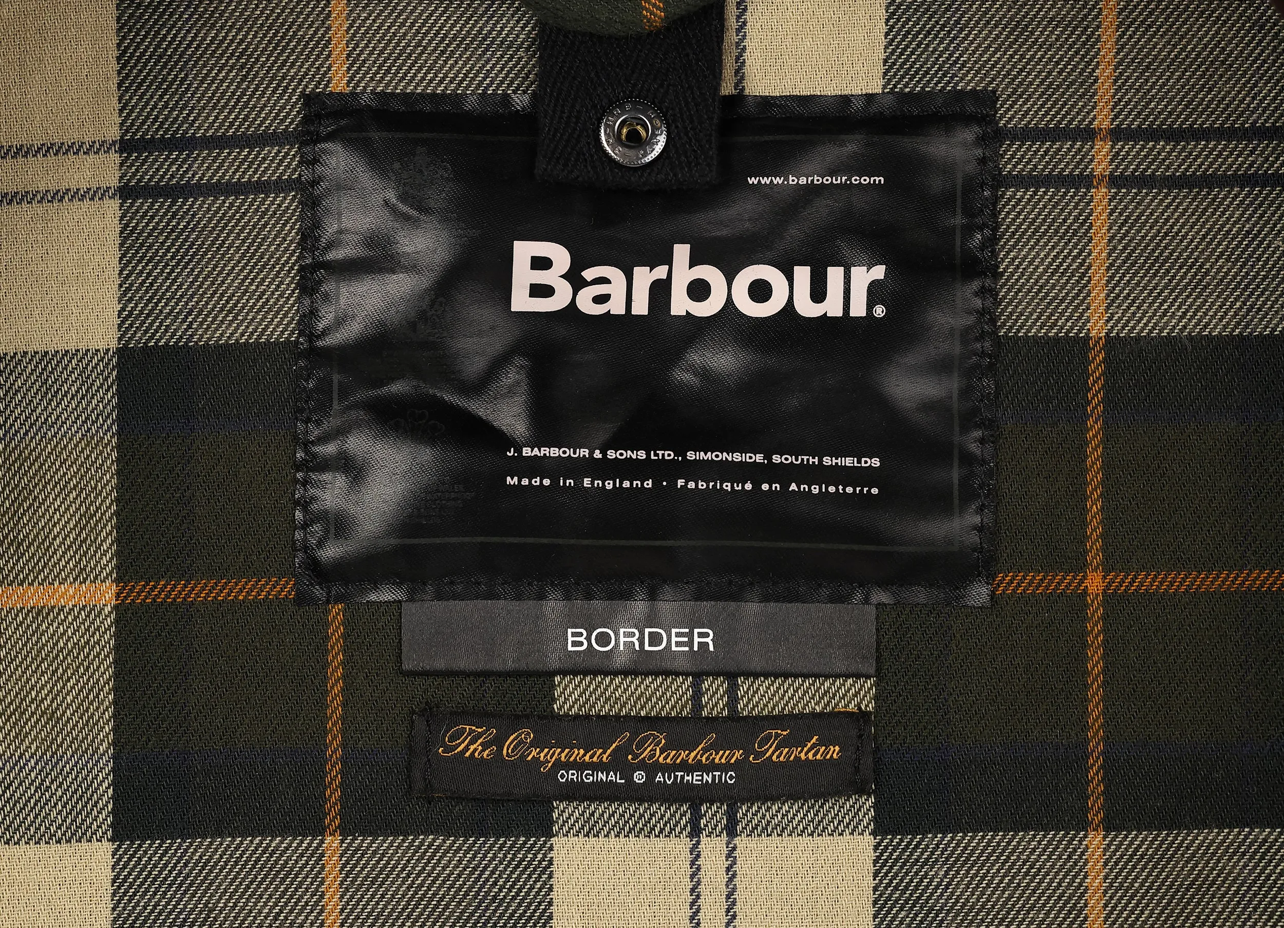 Barbour Border Wax Jacket Coat - Green - XXXL