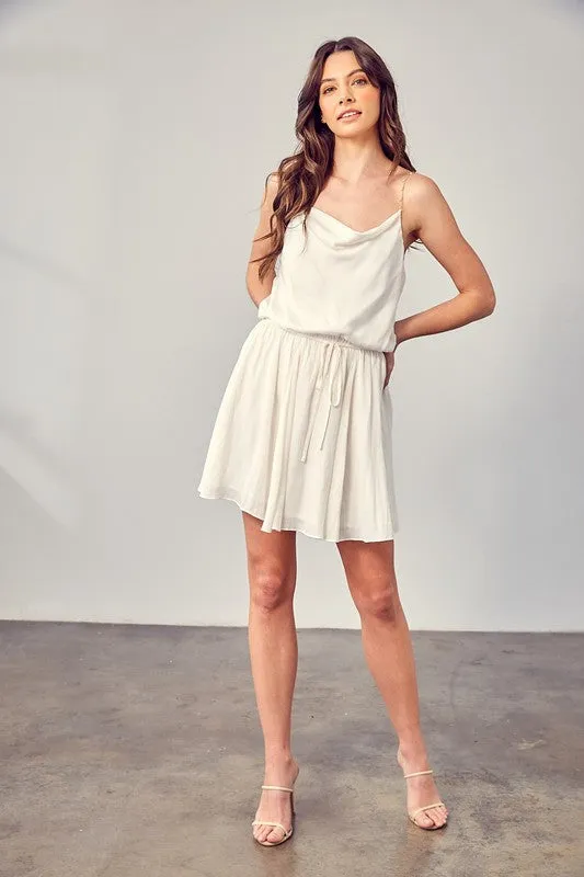 BEADED STRAP DRESS