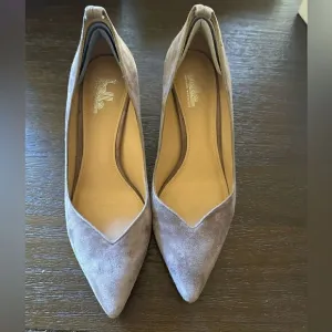 Belle by Sigerson Morrison Taupe color Print Wedge Heels Size 7 BM Waverly