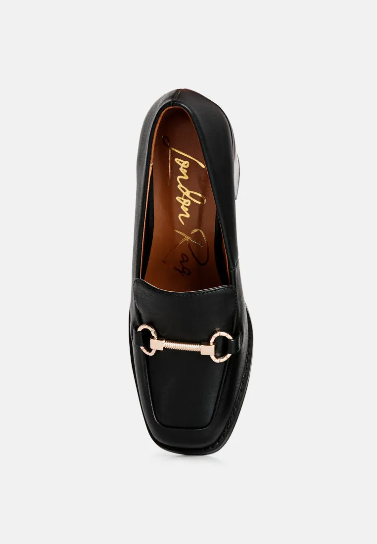 Boss Fav Classic Block Heel Loafers By Ruw