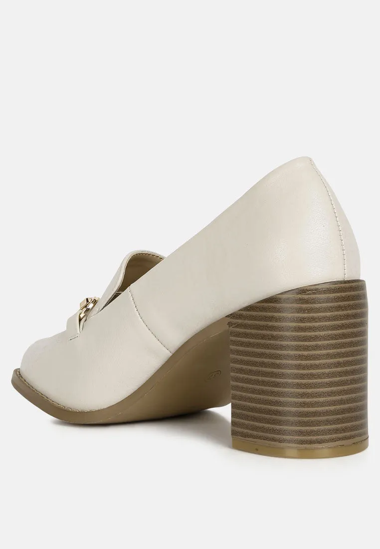Boss Fav Classic Block Heel Loafers By Ruw