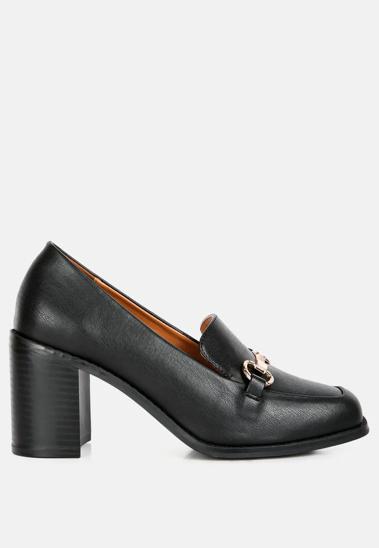 Boss Fav Classic Block Heel Loafers By Ruw