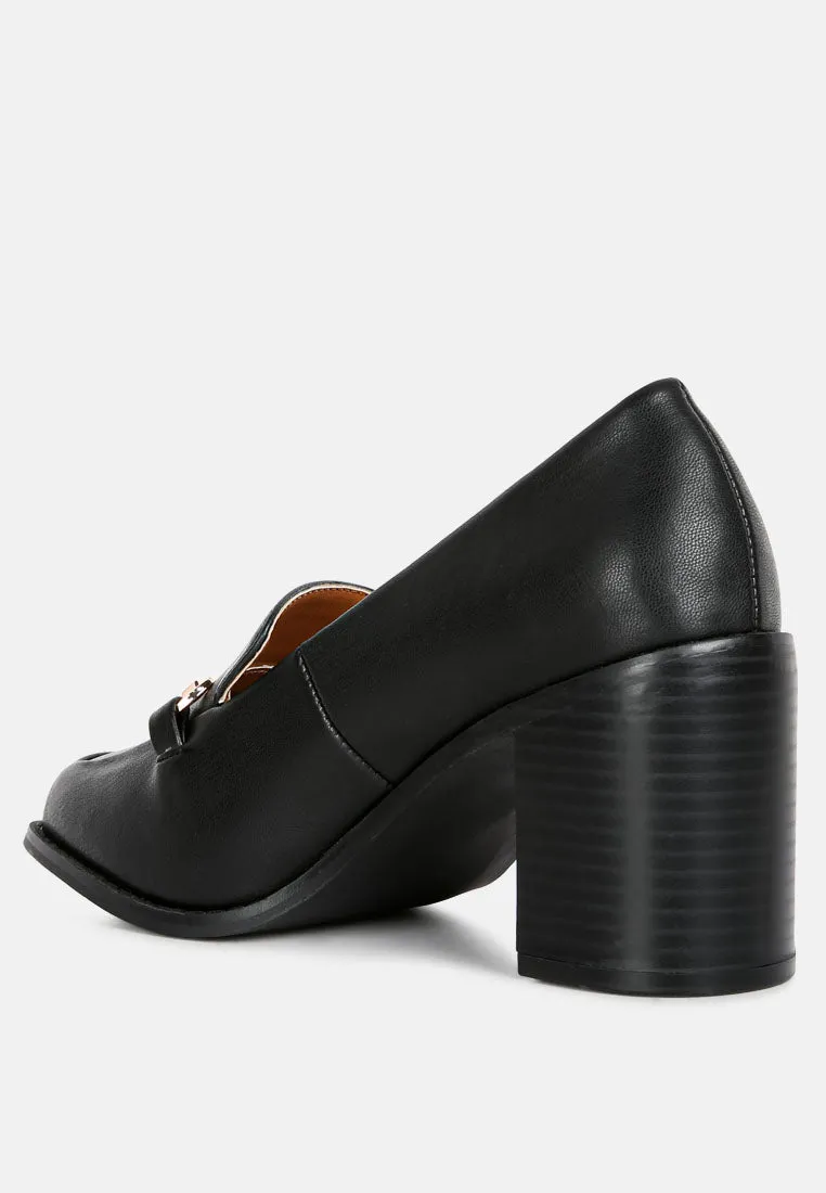 Boss Fav Classic Block Heel Loafers By Ruw