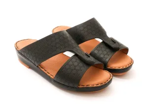 BOYS PLATONE FARADA ARABIC SANDALS BLACK