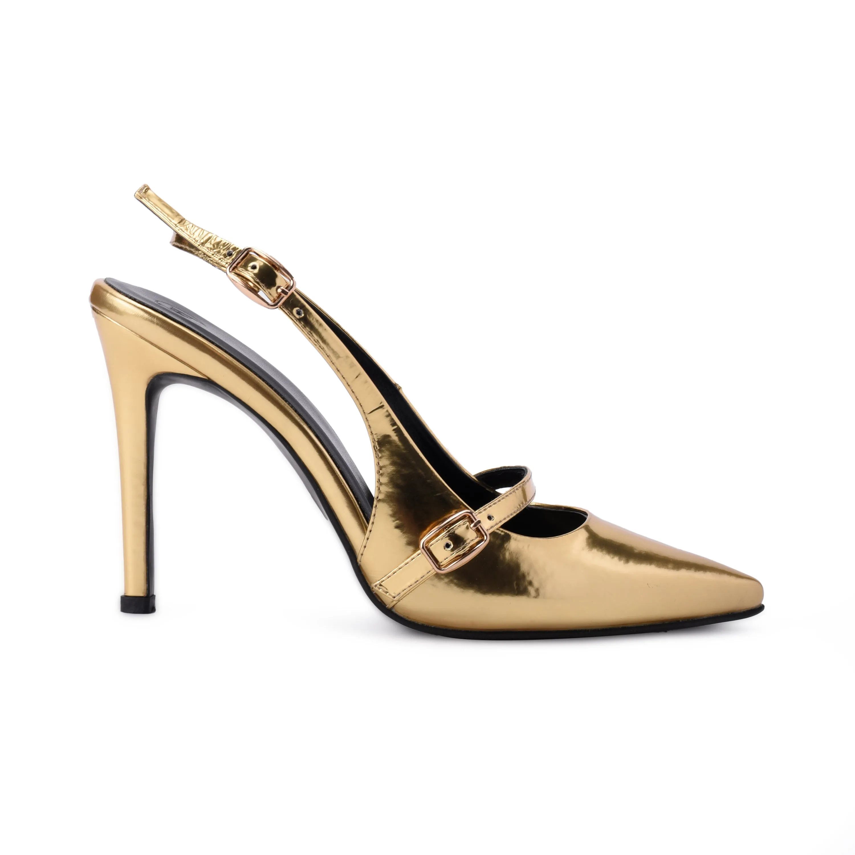 Brava Golden  Slingbacks Stiletto