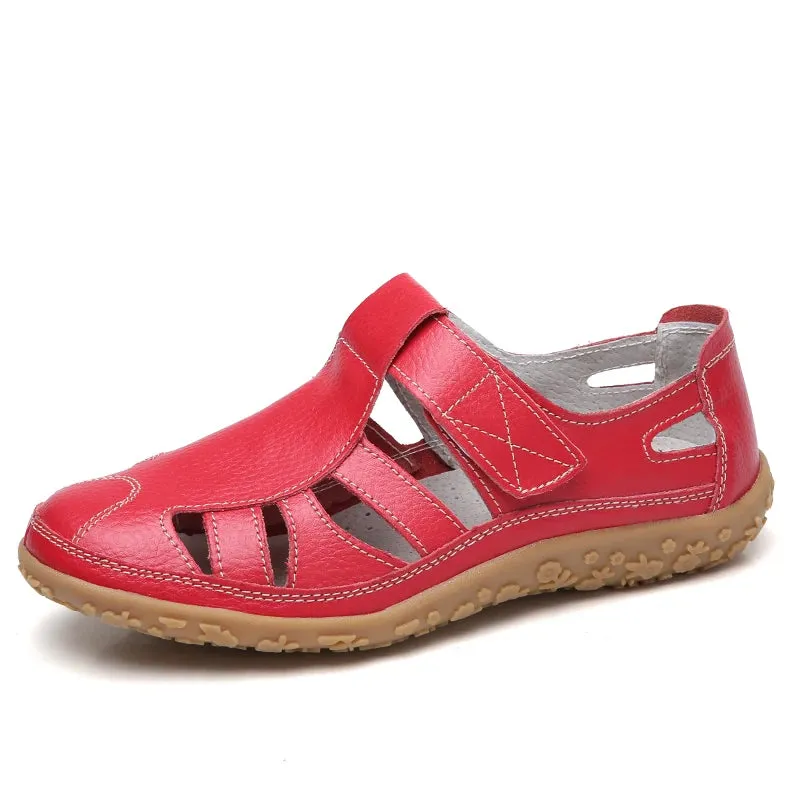 Breathable Orthopedic Leather Sandals