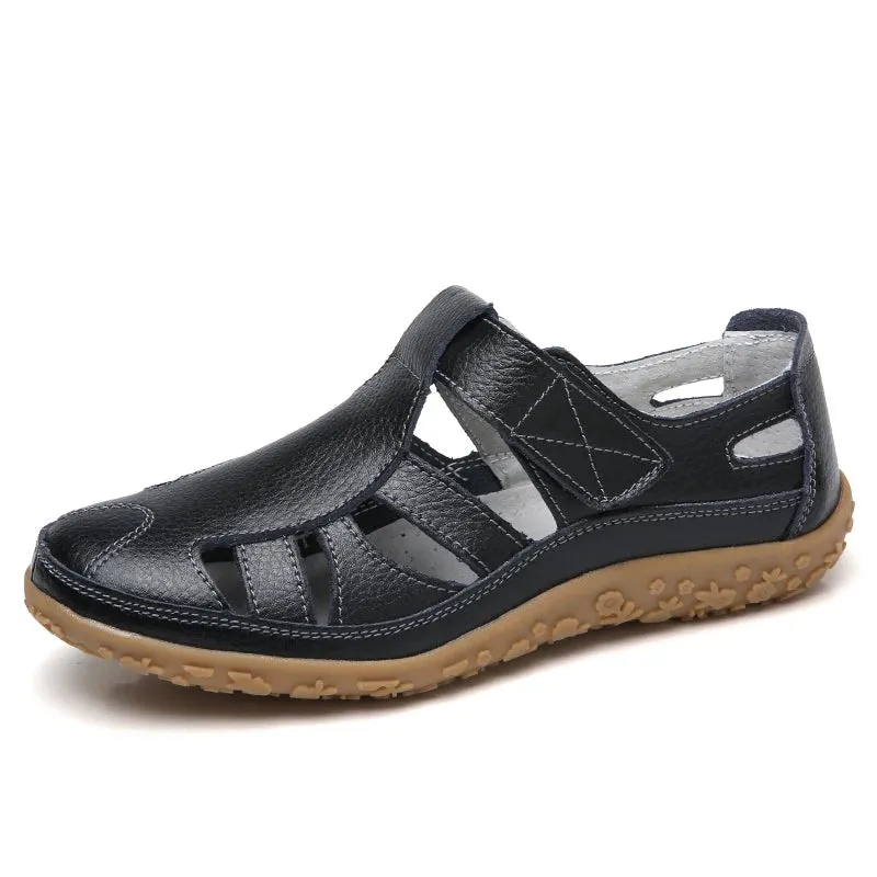 Breathable Orthopedic Leather Sandals