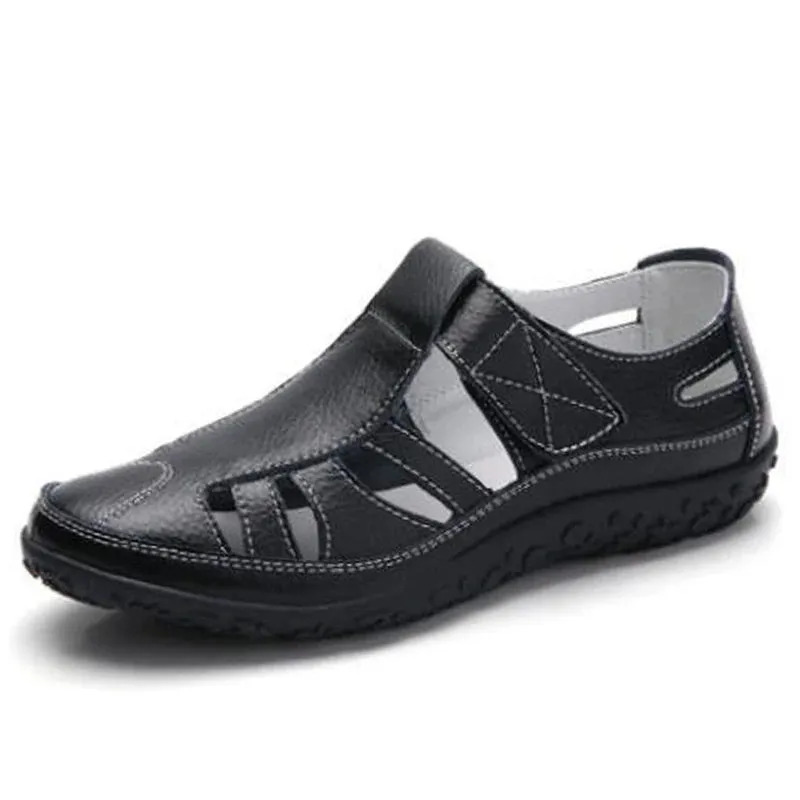 Breathable Orthopedic Leather Sandals