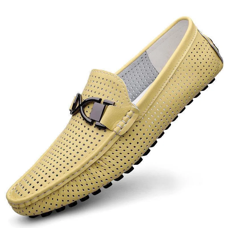 Breathable Soft Leather Men's Sandals