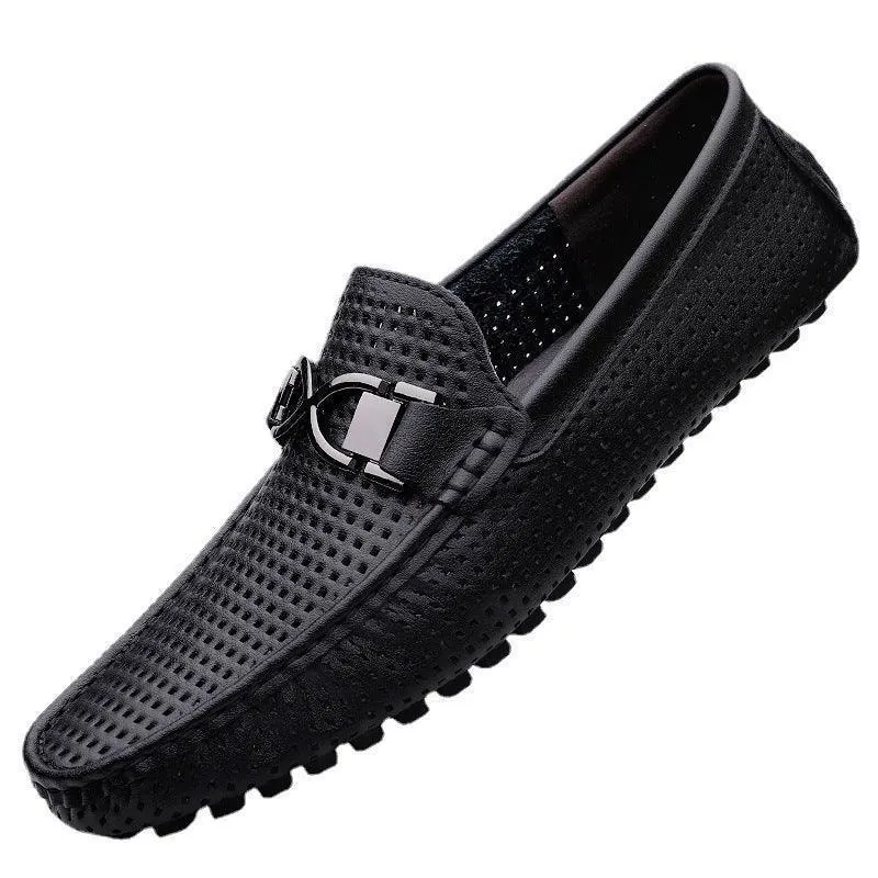 Breathable Soft Leather Men's Sandals
