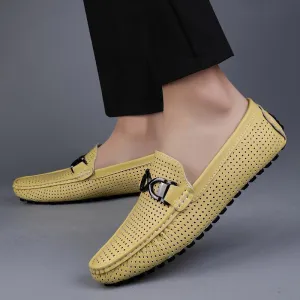 Breathable Soft Leather Men's Sandals