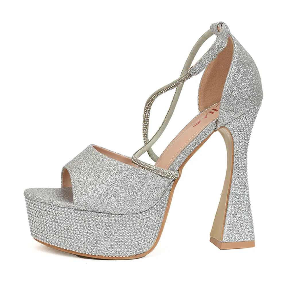 Bridal Sandal Heels