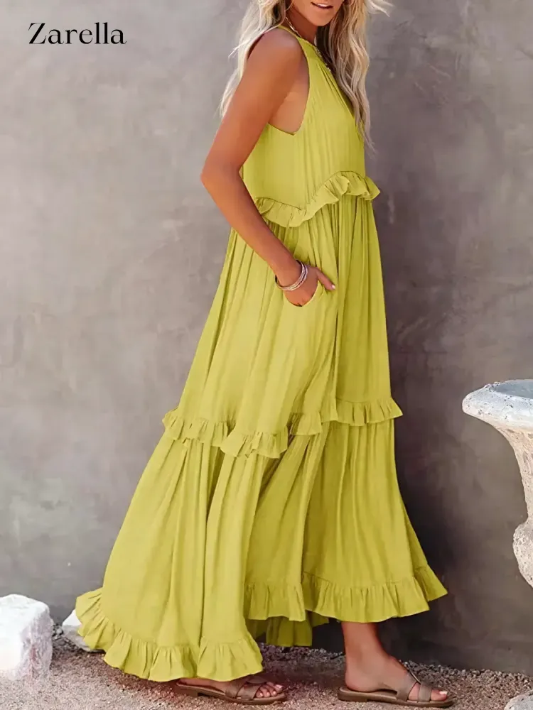 Brigida® | Casual, loose maxi dress