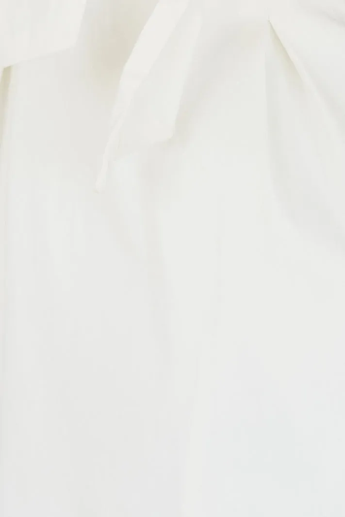 CHERYLYN TIED BACK MINI DRESS - White