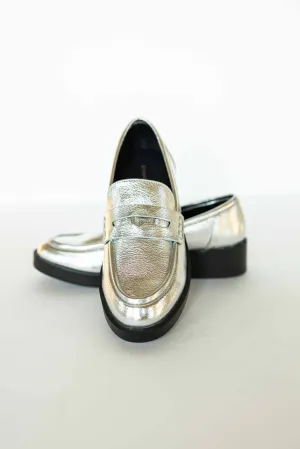[CHINESE LAUNDRY] PORTER LOAFERS - SILVER