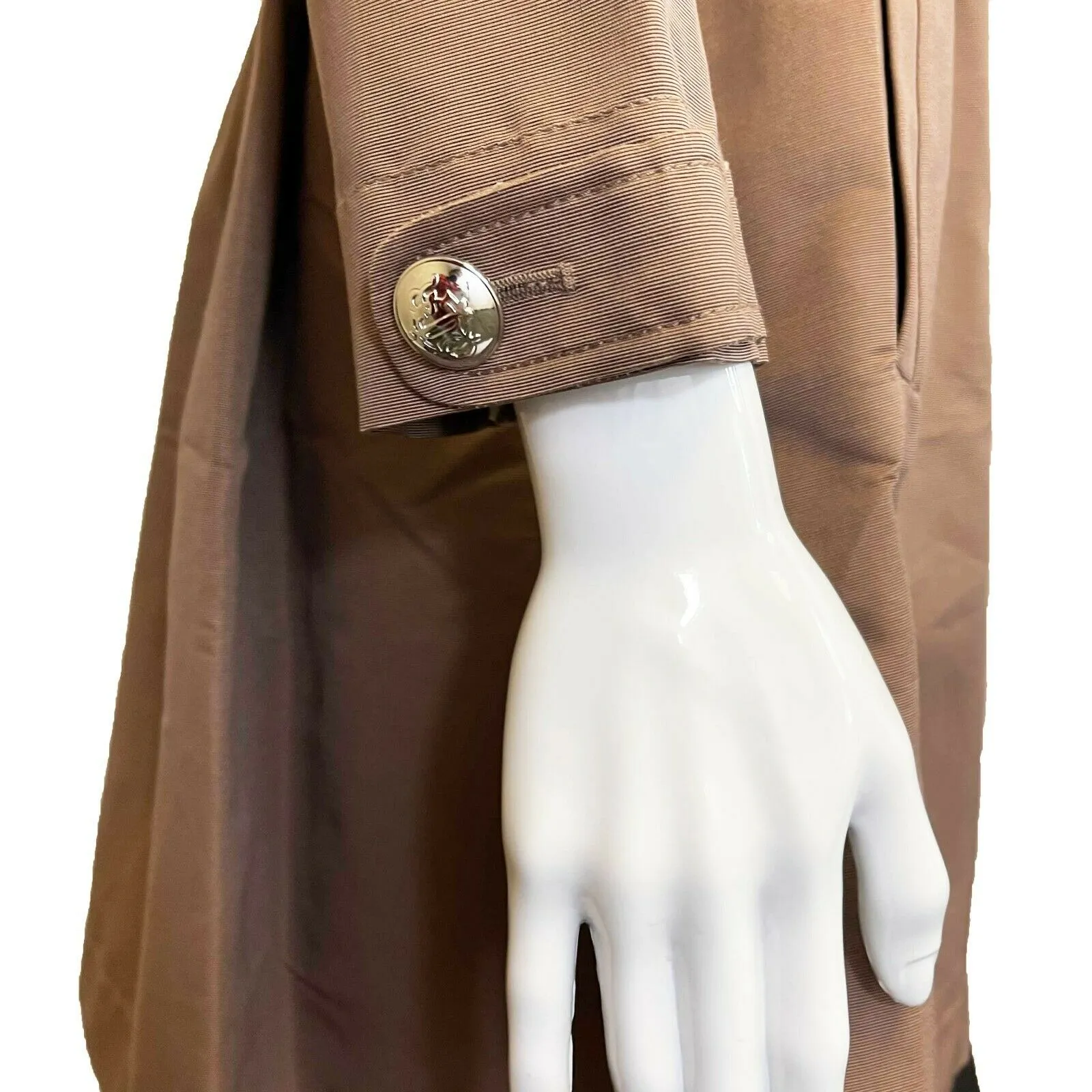 Christian Dior - Mocha Mauve Girl's Belted Trench Coat - US 34 US 2 Girls 12 NWT