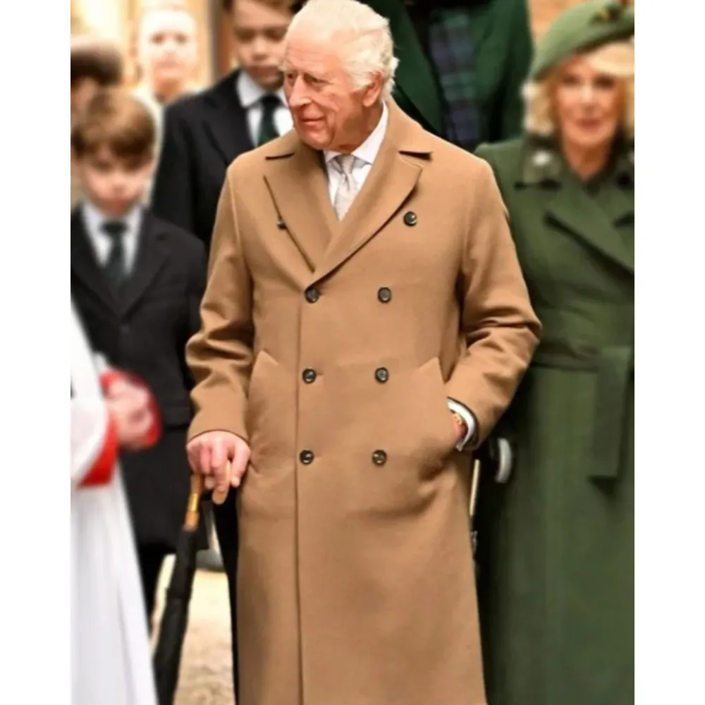 Christmas Service 2024 King Charles Coat