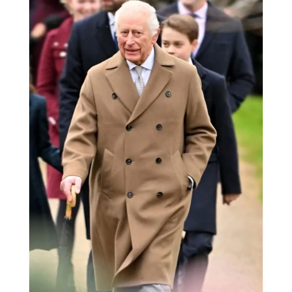 Christmas Service 2024 King Charles Coat