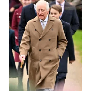 Christmas Service 2024 King Charles Coat