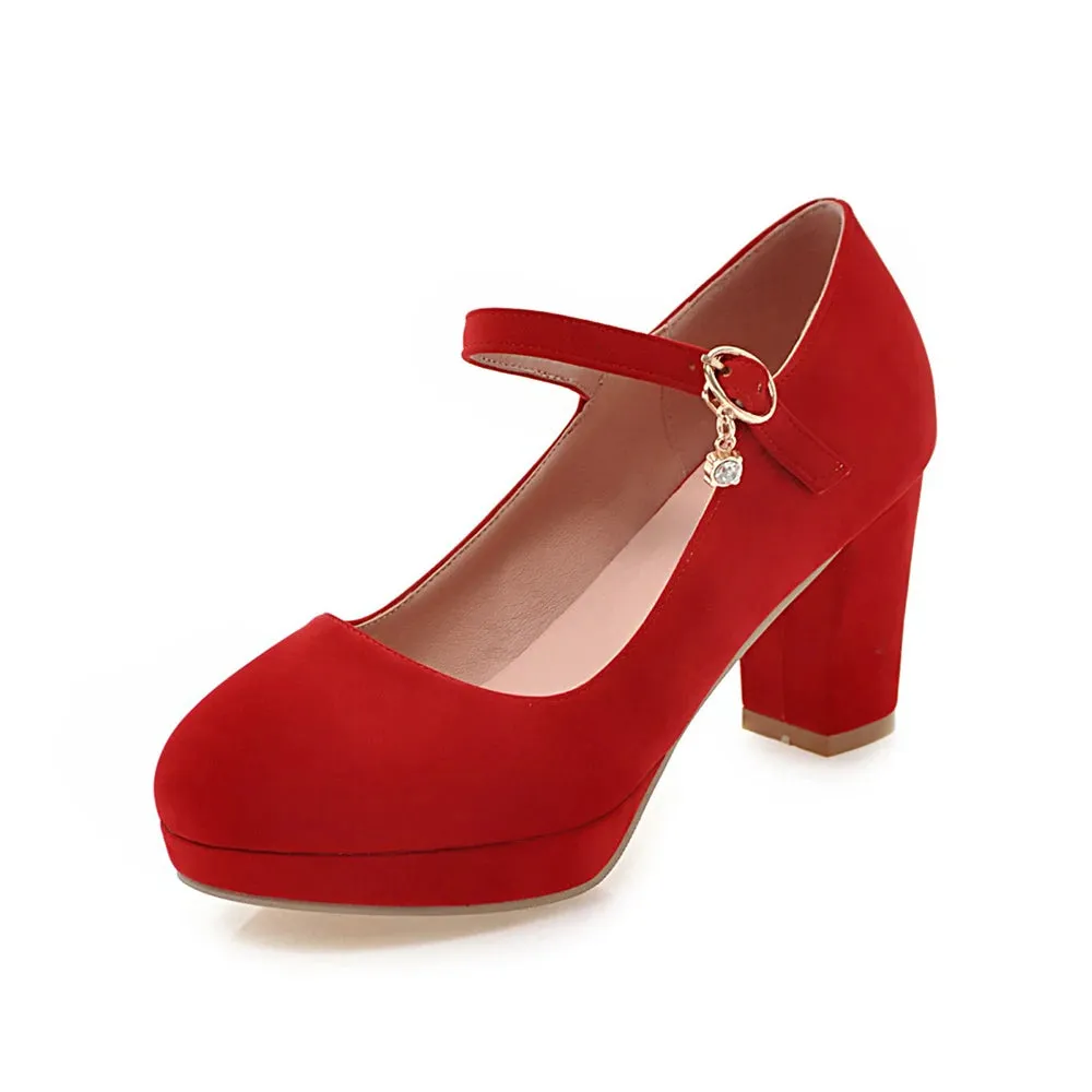 Classic Velvet High Heels Shoes Female Sexy Straps Black Blue Womens Heeled Platform Everyday Casual Shoes Dress Pumps Ladies