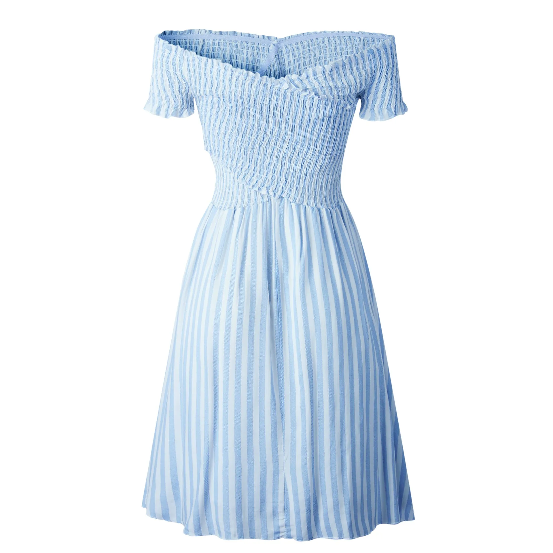 Copy of Fringe Off The Shoulder Strapless Mini Dresses