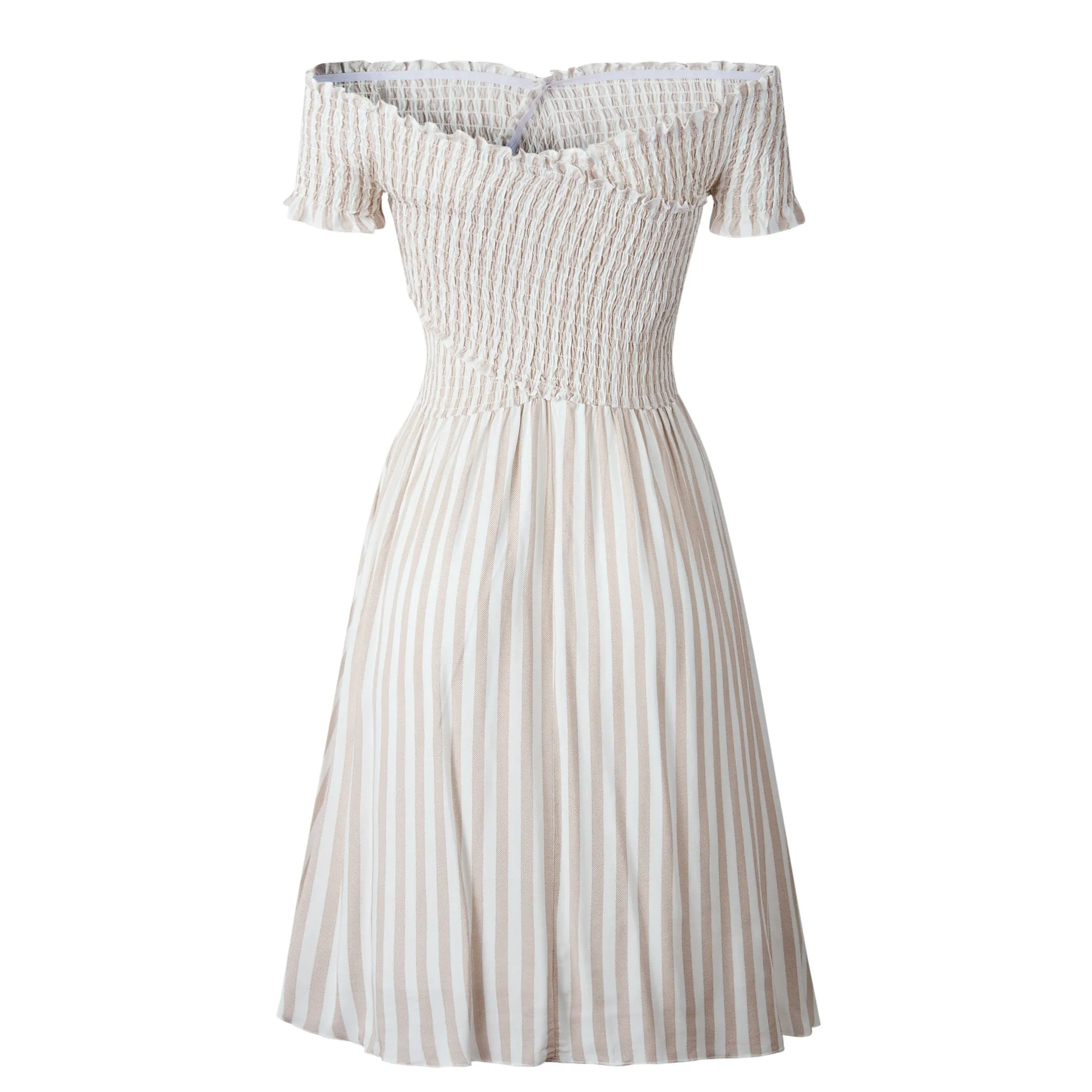 Copy of Fringe Off The Shoulder Strapless Mini Dresses