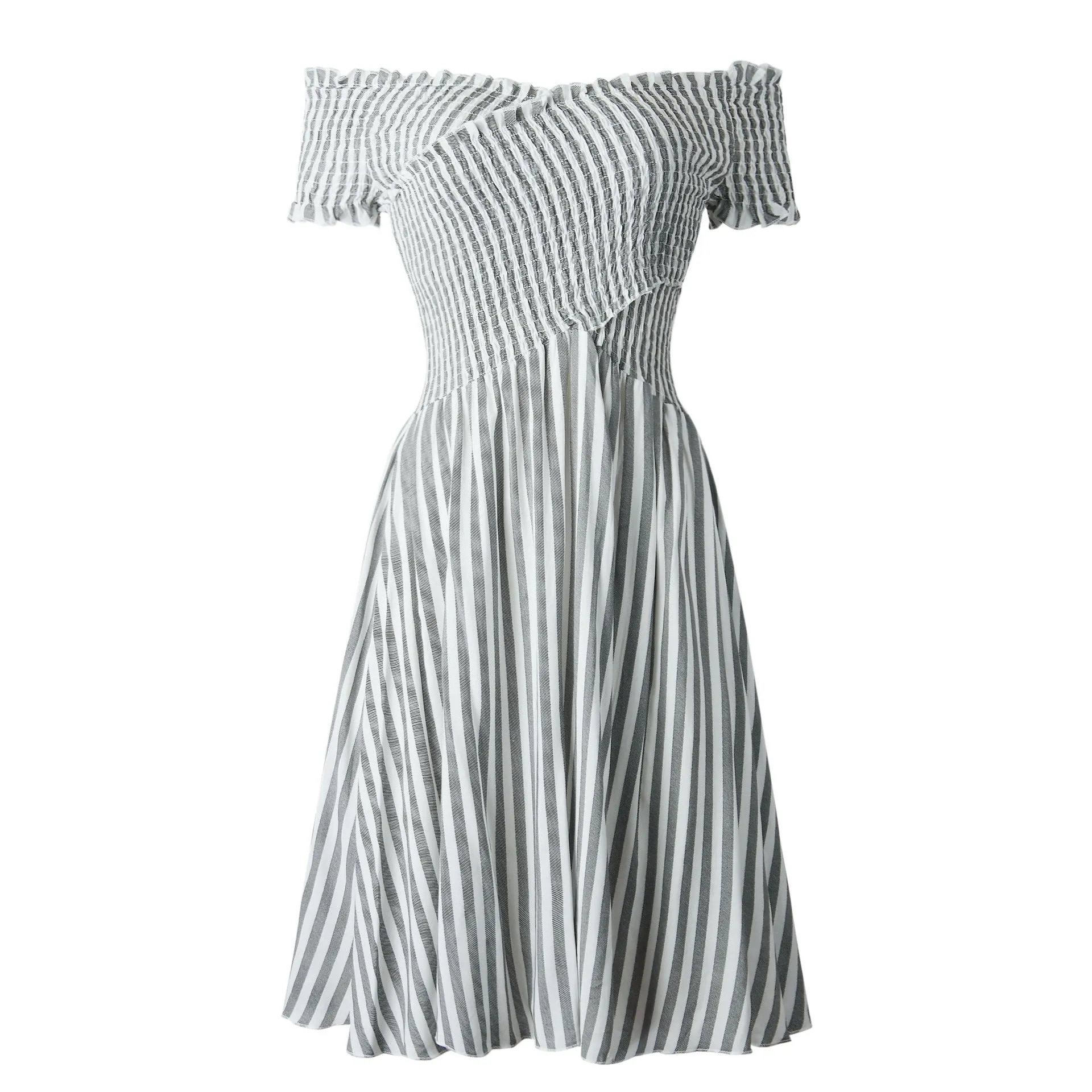 Copy of Fringe Off The Shoulder Strapless Mini Dresses