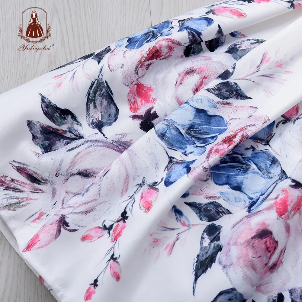 Cotton Print Suit for Girls, Skirt and Sleeveless Top from 4 to 10 Years Old