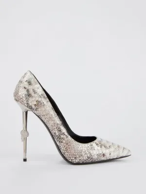 Decollete Python Leather Pumps