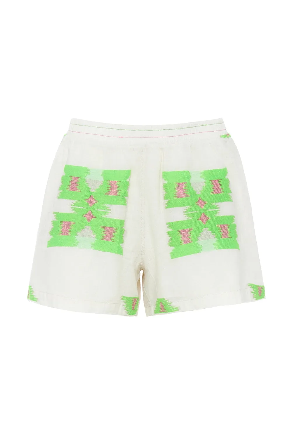 DEVOTION TWINS | ANABEL SHORT GREEN/FUSCHIA 417G