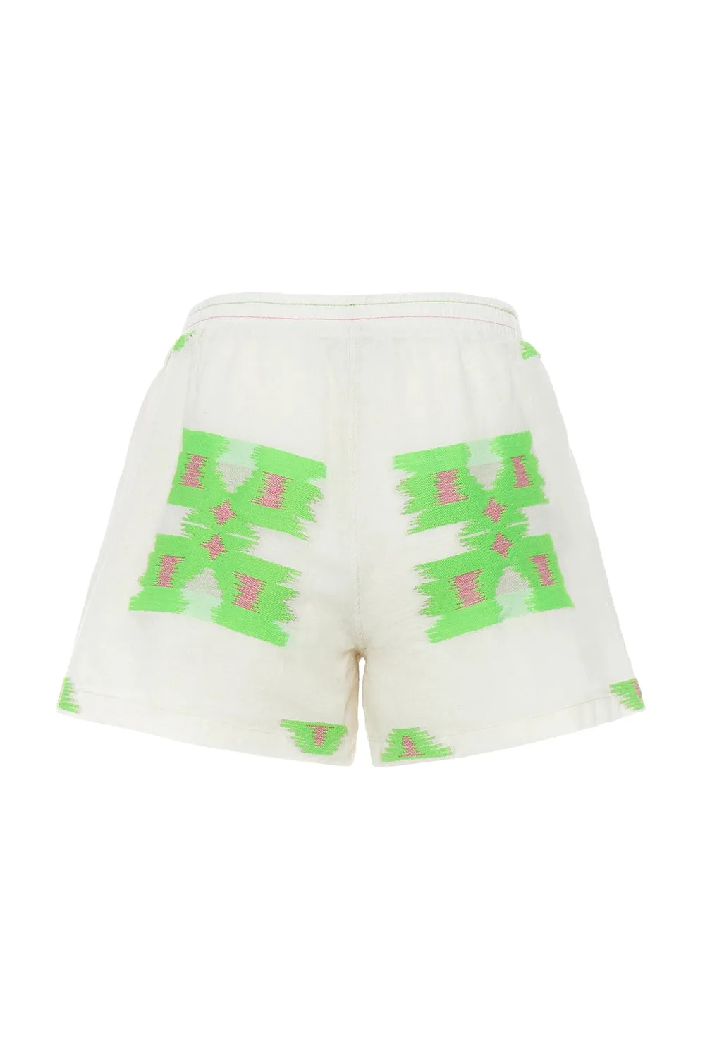 DEVOTION TWINS | ANABEL SHORT GREEN/FUSCHIA 417G