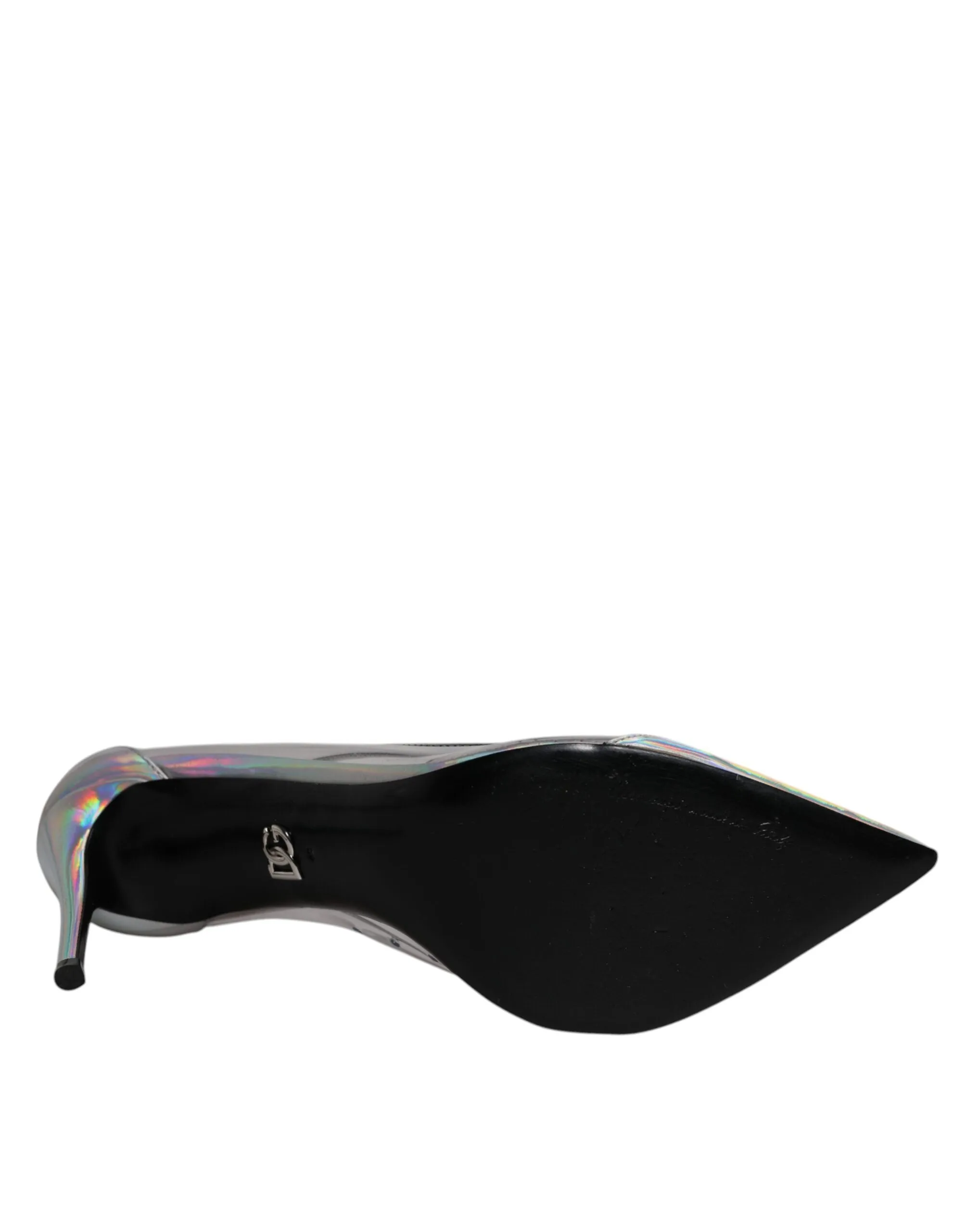 Dolce & Gabbana Multicolor Iridescent Pointed Toe Pumps Shoes