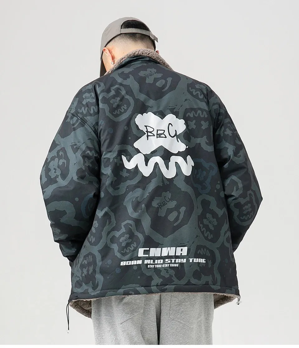 Double-Sided Berber Fleece Winter Jacket