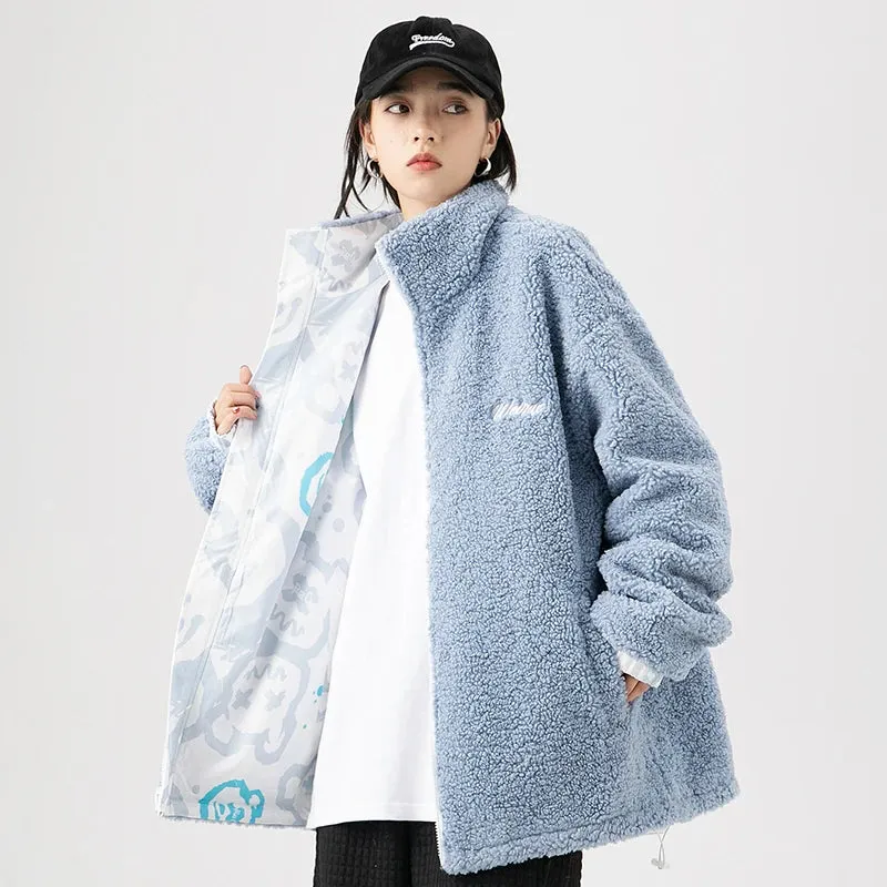 Double-Sided Berber Fleece Winter Jacket