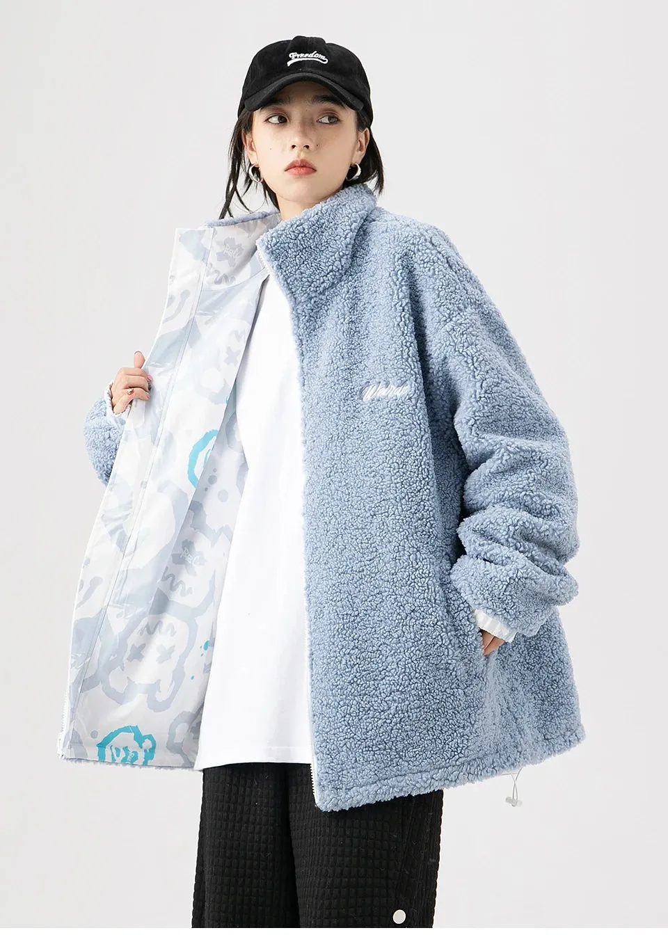 Double-Sided Berber Fleece Winter Jacket