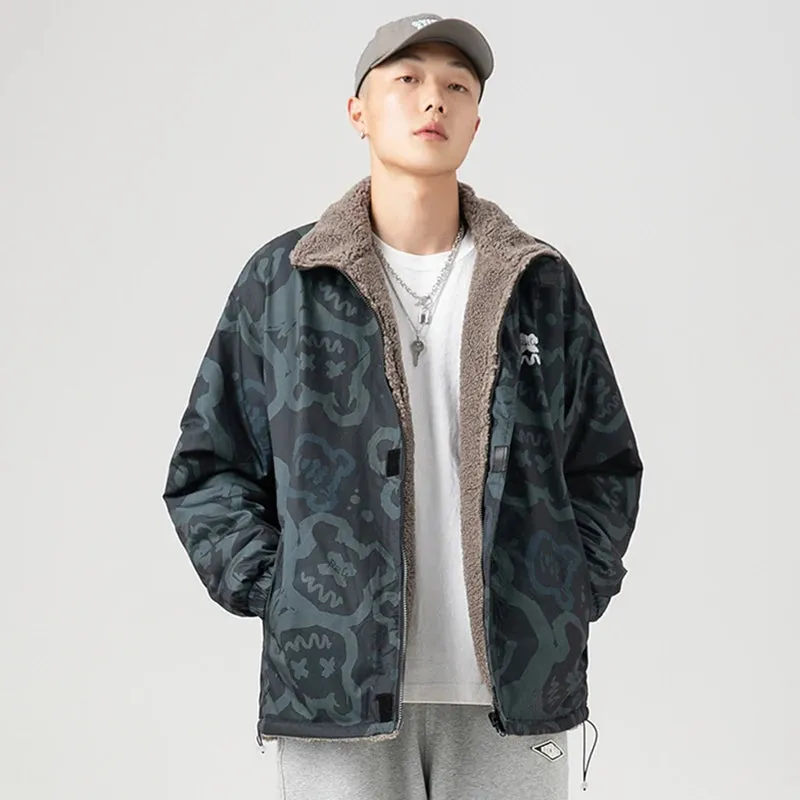 Double-Sided Berber Fleece Winter Jacket