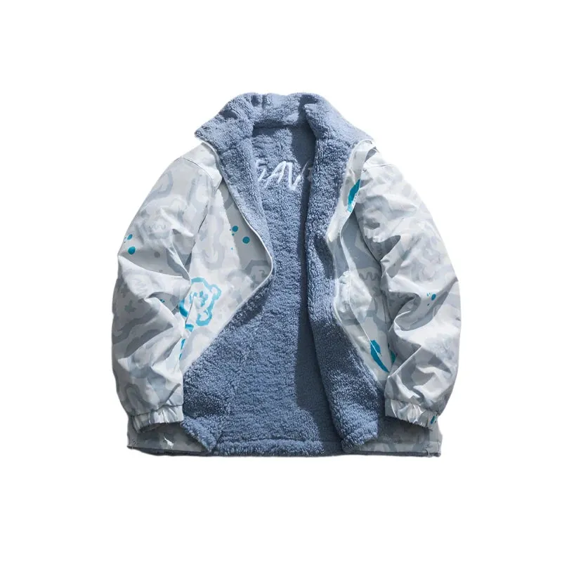 Double-Sided Berber Fleece Winter Jacket