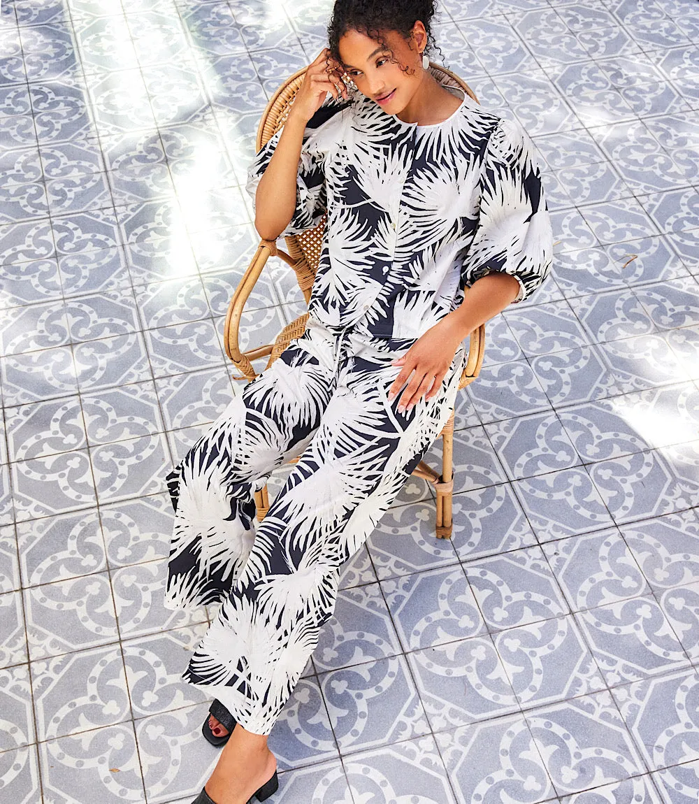 Drawstring Cropped Pants