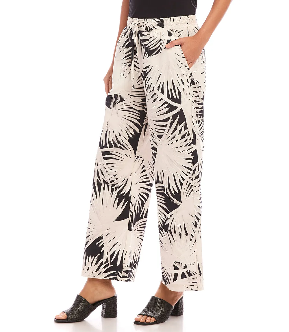 Drawstring Cropped Pants