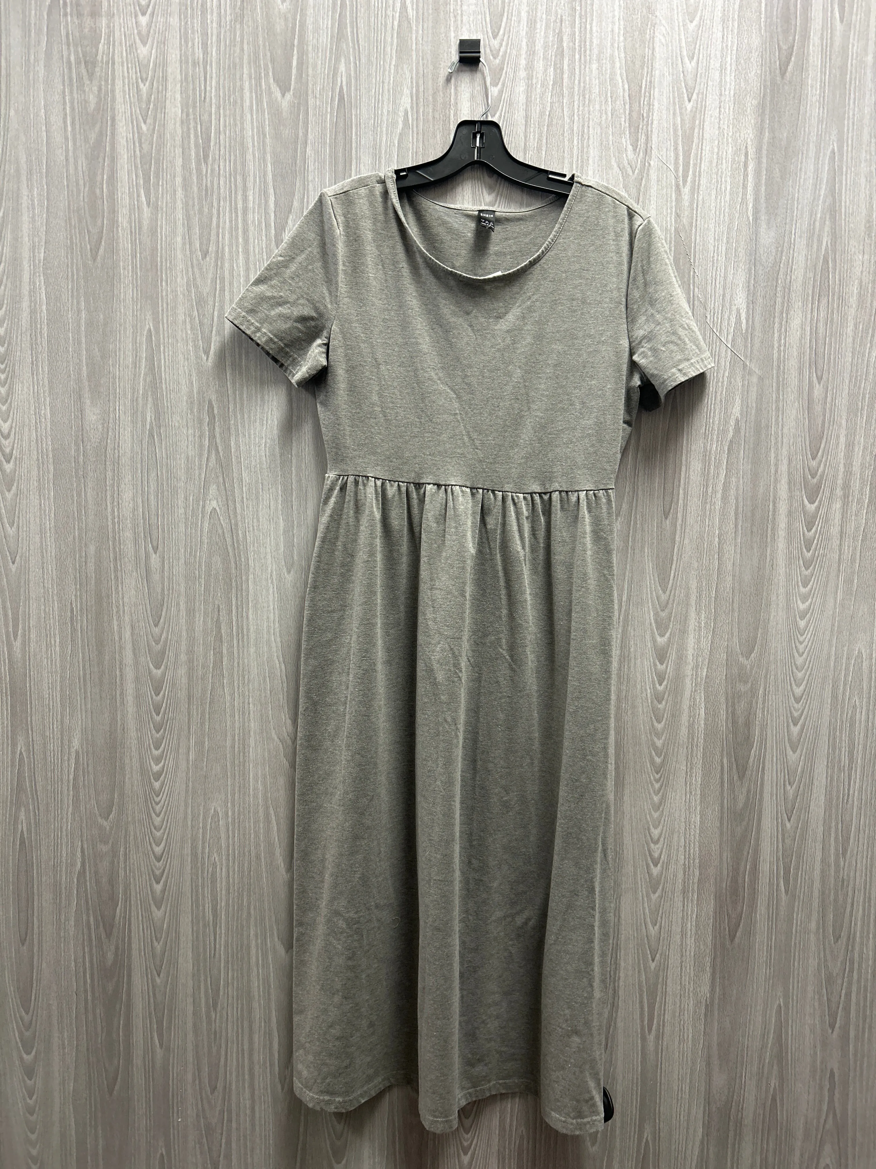 Dress Casual Maxi By Shein In Grey, Size: L